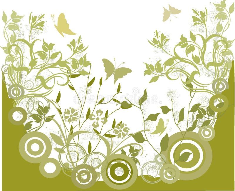 Priorità bassa verde del grunge - vettore illustrazione di stock Priorità bassa verde del grunge - vettore illustrazione di stock