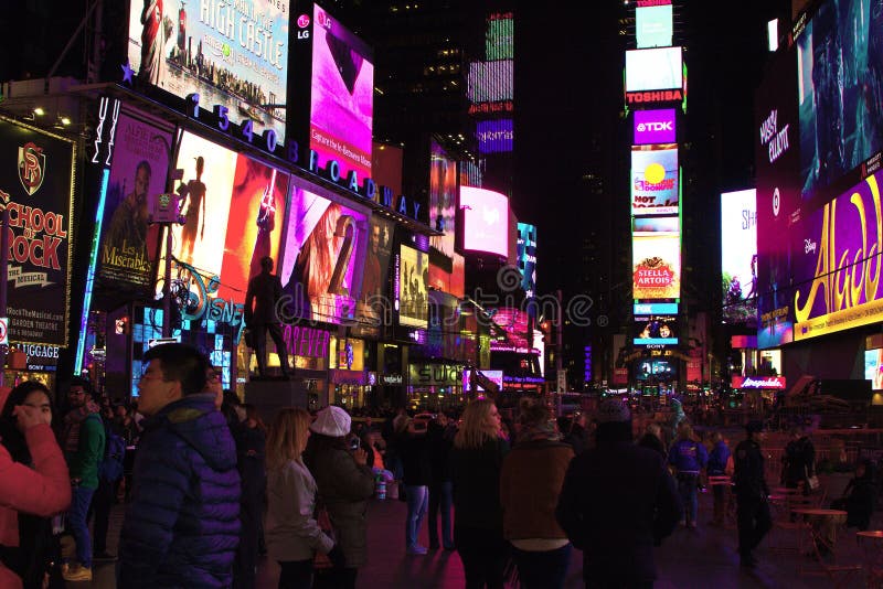Prisa y movimiento del Times Square, New York City Prisa y movimiento del Times Square, New York City