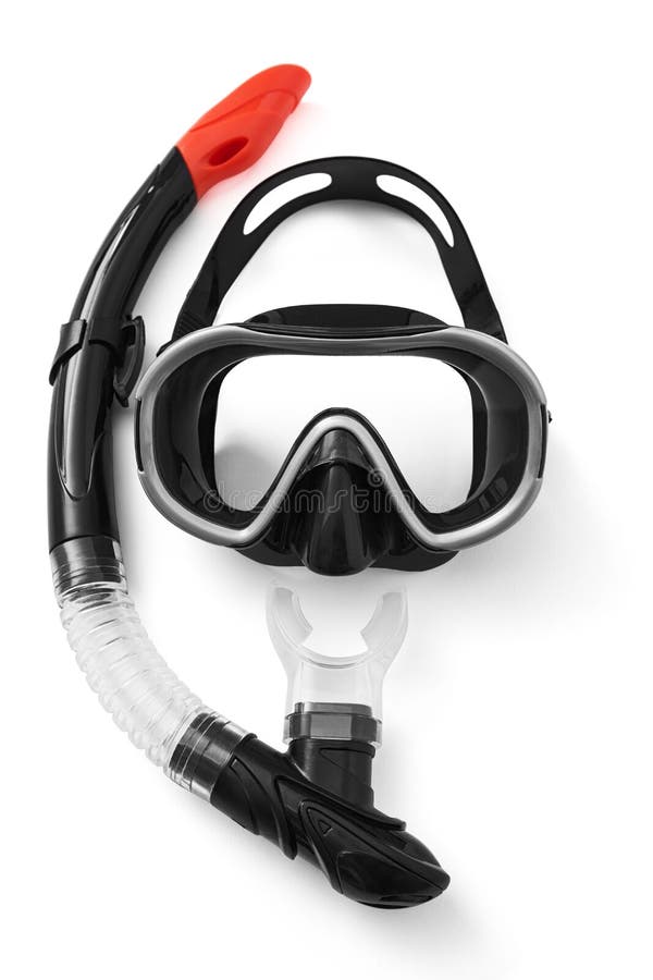 Prise d'air et masque pour la plongée photo stock Prise d'air et masque pour la plongée photo stock