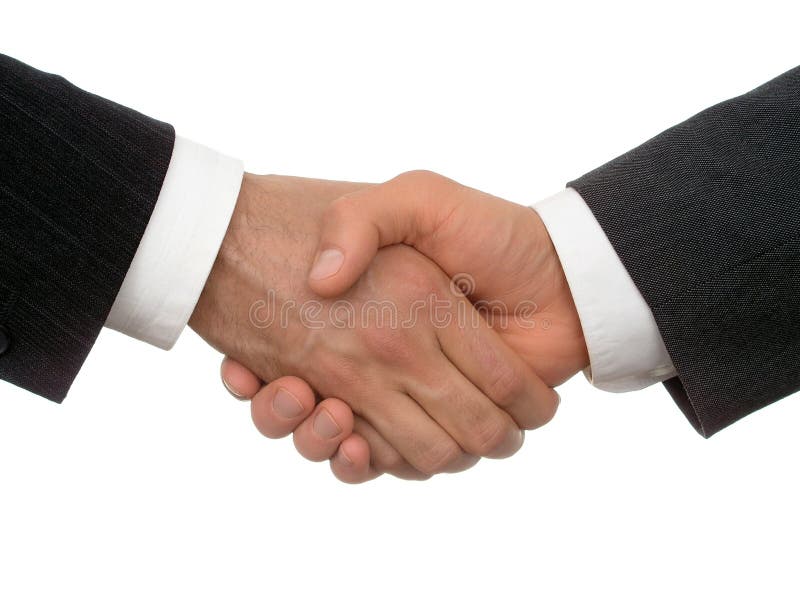 Prise de contact d'affaires image stock Prise de contact d'affaires image stock