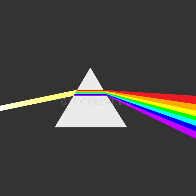 Prisma triangular ilustração do vetor Prisma triangular ilustração do vetor