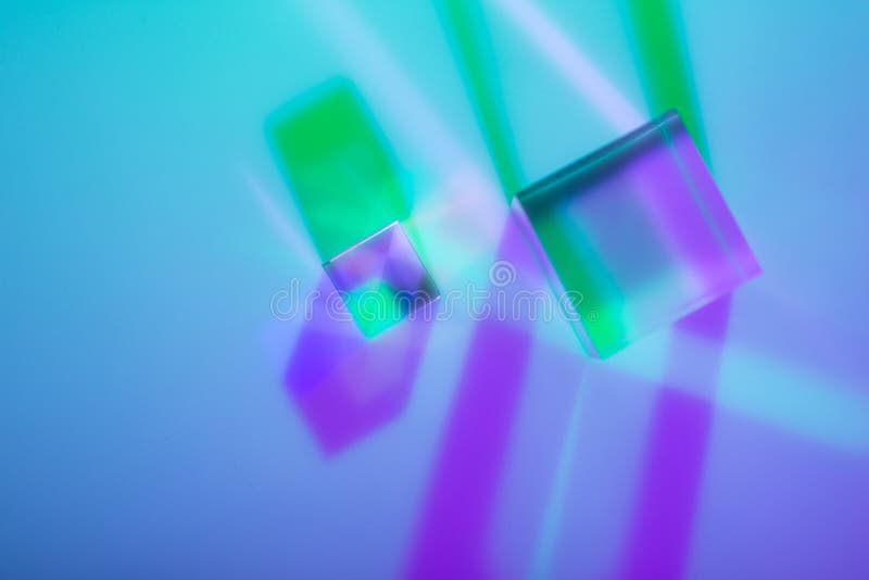 Prisme En Cristal De Verre Effet De Lumière Multicolore