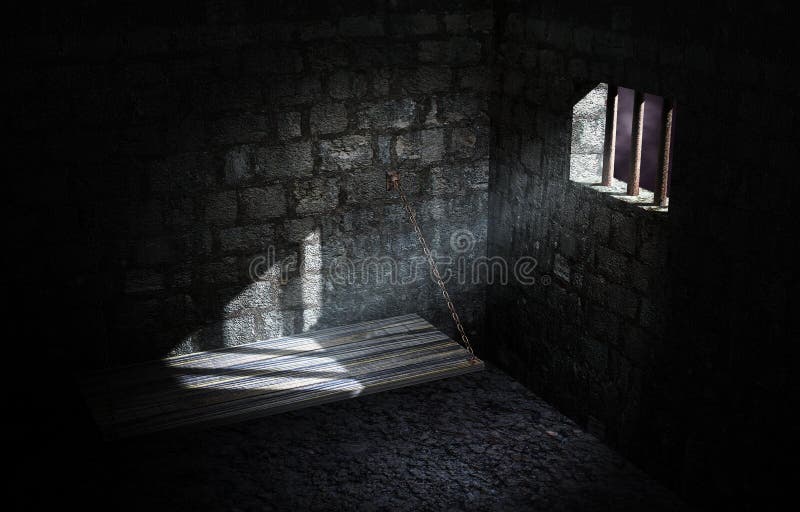 Prison cell stock illustration Prison cell stock illustration