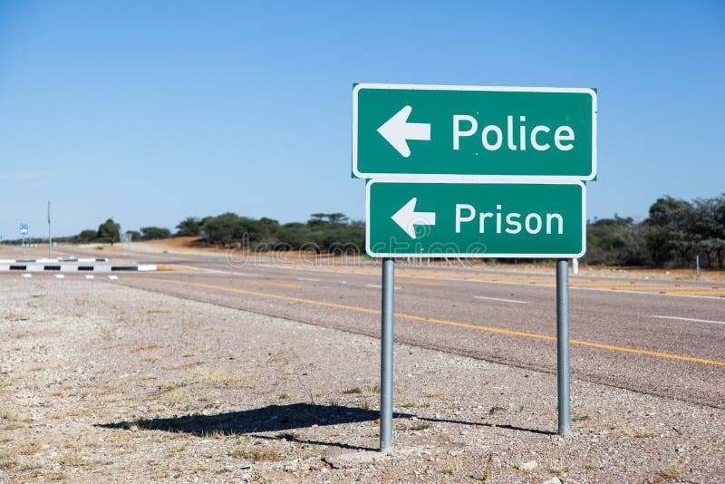 Prison de police photographie stock libre de droits Prison de police photographie stock libre de droits