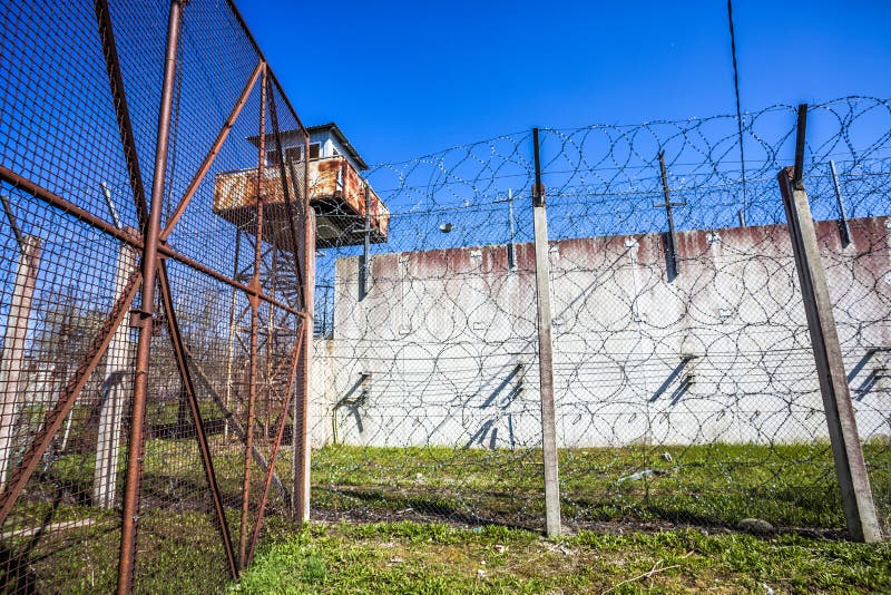 Abandoned Soviet time prison in Rummu quarry, Estonia. Abandoned Soviet time prison in Rummu quarry, Estonia