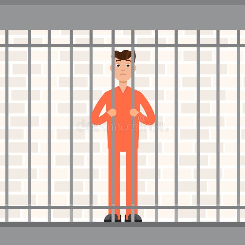 Cartoon Criminal Behind Bars Stock Illustrations – 266 Cartoon Criminal Behind  Bars Stock Illustrations, Vectors & Clipart - Dreamstime