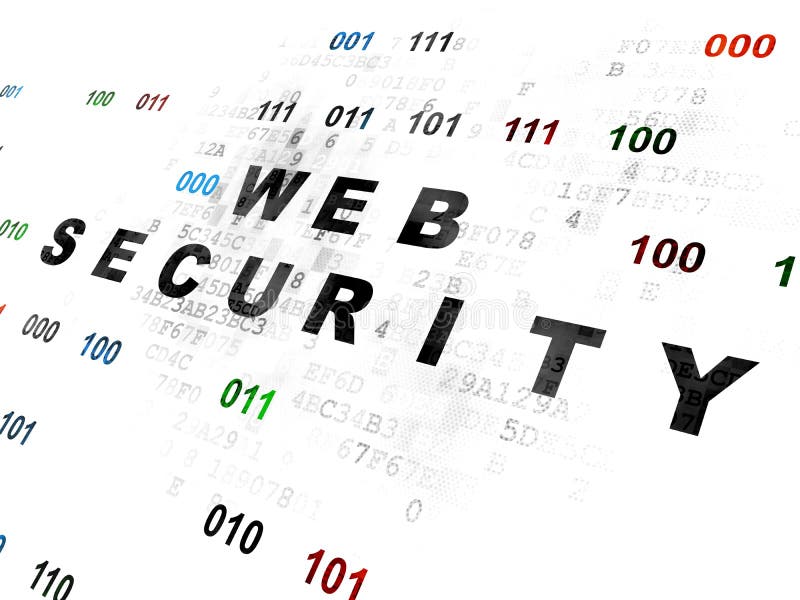 Privacy Concept Web Security On Digital Stock Image Image Of Black