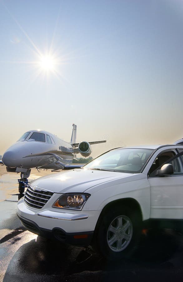 Private Jet and Car Rental