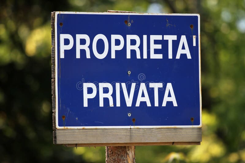 Private property