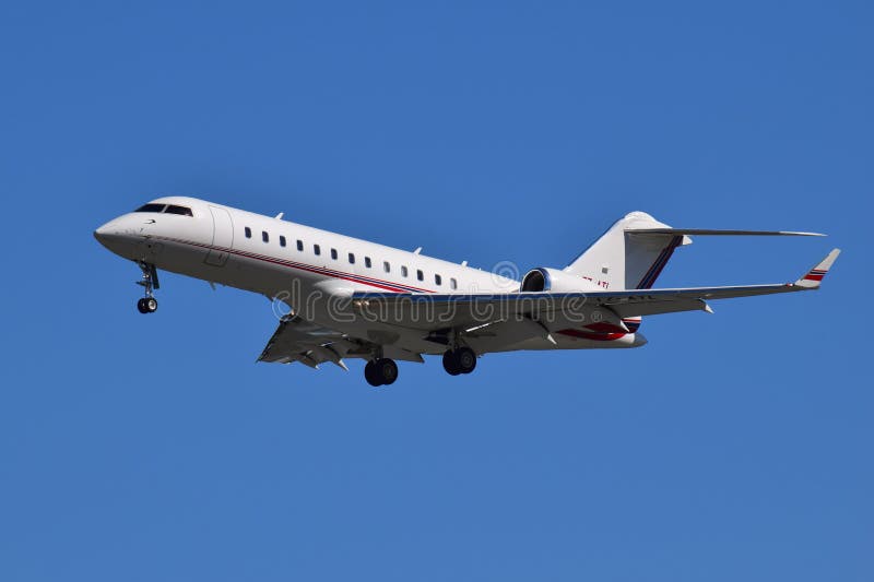 Privater globaler Flugzeuge Bombenschütze BD-700-1A10 drücken aus stockbilder Privater globaler Flugzeuge Bombenschütze BD-700-1A10 drücken aus stockbilder
