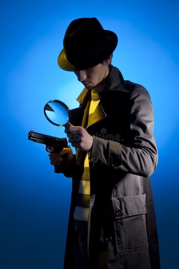 Privédetective royalty-vrije stock fotografie