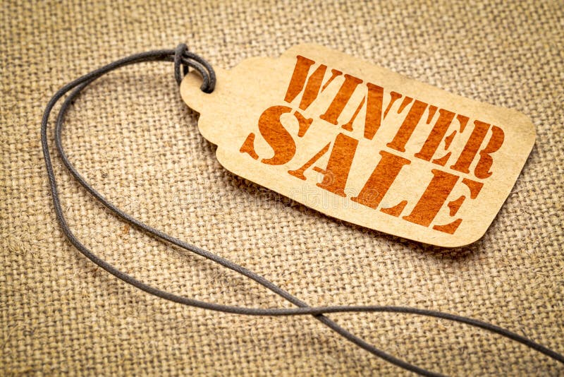 Prix à payer de vente d'hiver photographie stock Prix à payer de vente d'hiver photographie stock