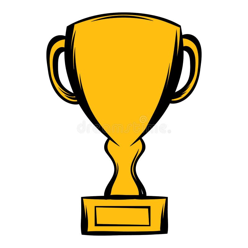 Prize cup cartoon stock vector. Illustration of element - 30022951