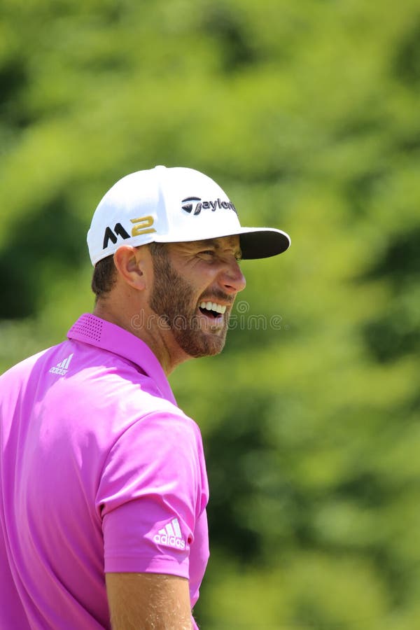 Jogador De Golfe Dustin Johnson Dos EUA Foto Editorial - Imagem de  passatempo, saco: 57797061