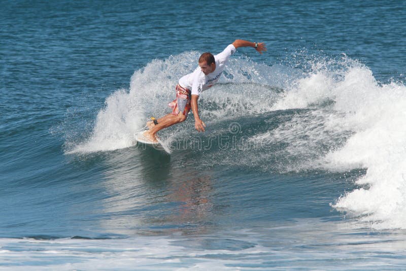 Pro surfer Brian Toth at Corona Extra Pro Surf at Domes Beach, Rincon, Puerto Rico. Pro surfer Brian Toth at Corona Extra Pro Surf at Domes Beach, Rincon, Puerto Rico