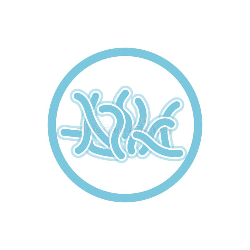 Probiotic bacteriënpictogram vector illustratie Probiotic bacteriënpictogram vector illustratie