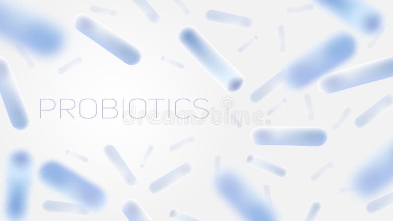 Probiotics, бактерии в реальном маштабе времени и иллюстрация вектора микроорганизмов иллюстрация вектора Probiotics, бактерии в реальном маштабе времени и иллюстрация вектора микроорганизмов иллюстрация вектора