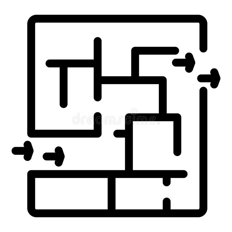 Problemă la rezolvarea elementului principal al pictogramei antrenorului. competențe de luare a deciziilor vector illustration