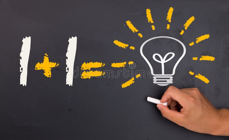 Problem solving concept: teamwork stock photography