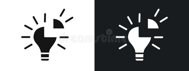 Problem solving skills icon linear graphics set vector in black vector illustration