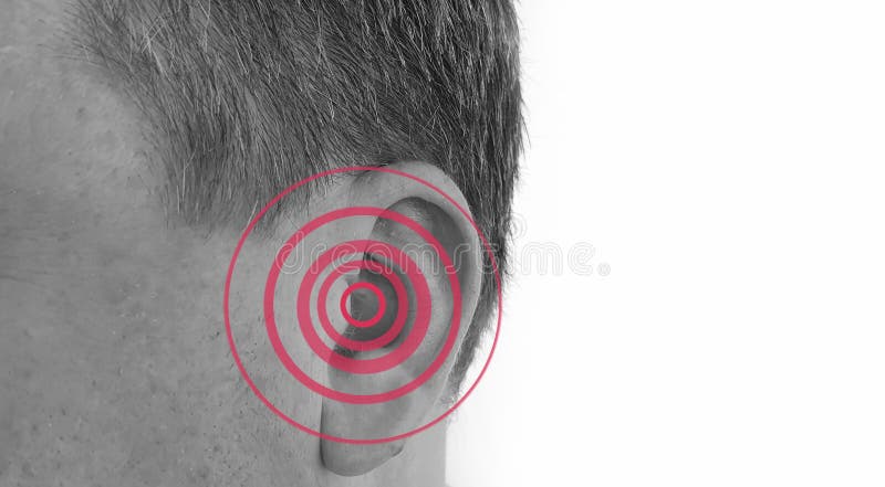 Problema rumoroso di difetto di perdita dell'udito di diagnosi maschio di sintomo
