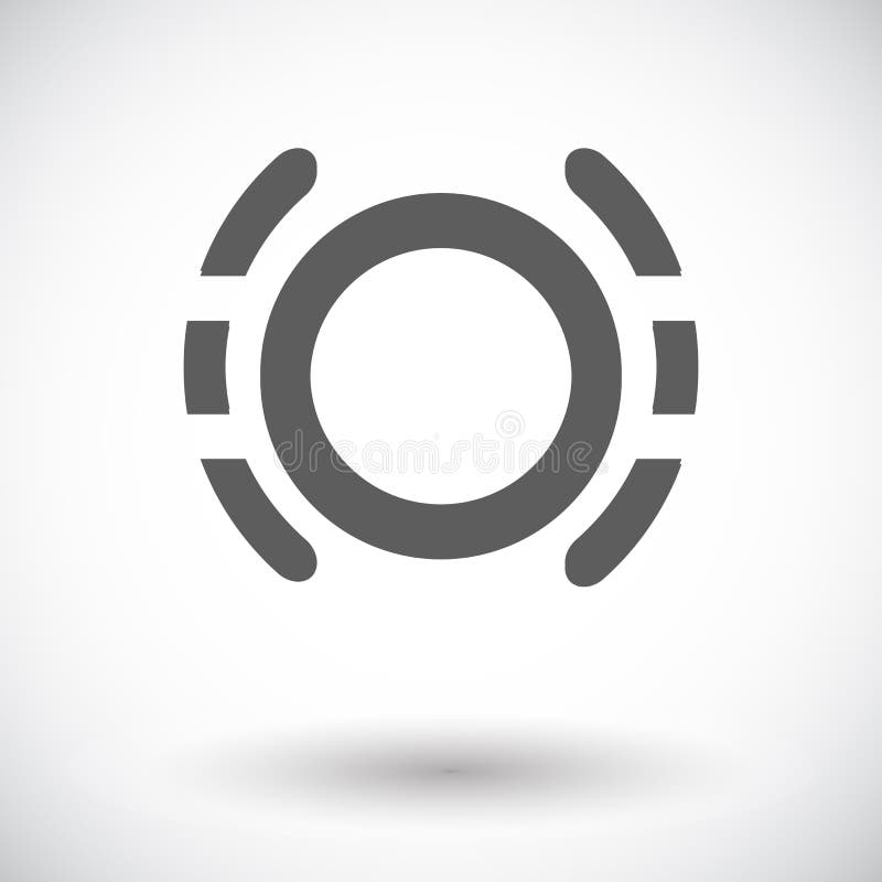 Problems With Brake Fluid Icon Flat Stock Vector Illustration of