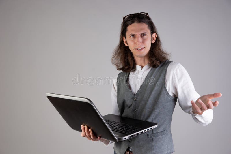 Problems with Equipment, Computer Failure. Service for a Laptop Stock