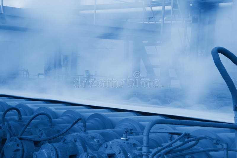 Industrial process (vapor above spindles). Industrial process (vapor above spindles)