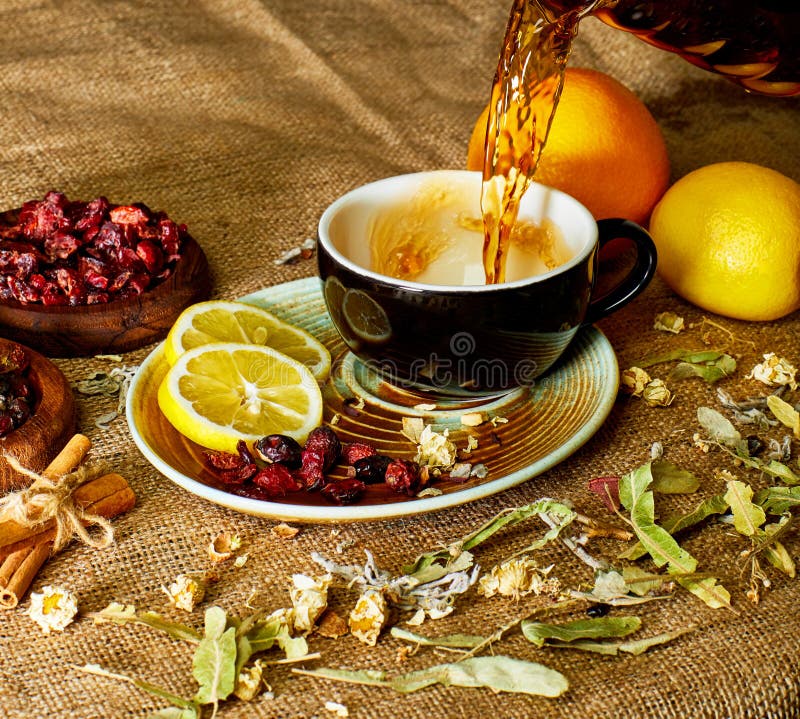 Process brewing tea, tea ceremony royalty free stock image