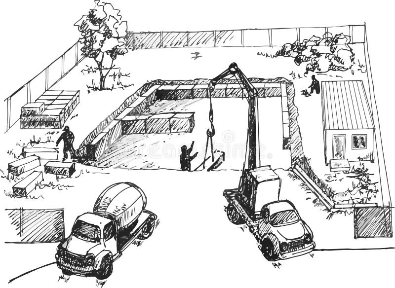 construction process of a typical building construction process of a typical building