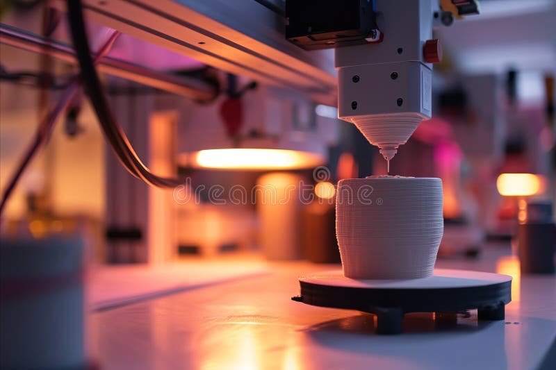 The Process of 3D Printing a Ceramic Cup, with Focus on the Extruding