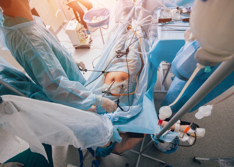 Process of Gynecological Surgery Operation Using Laparoscopic Equipment