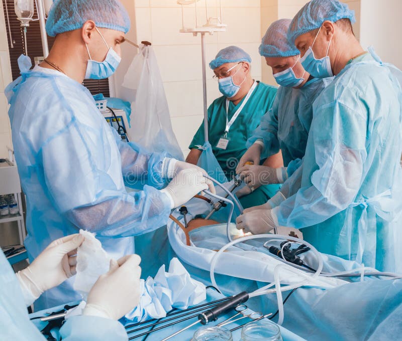 Process of Gynecological Surgery Operation Using Laparoscopic Equipment