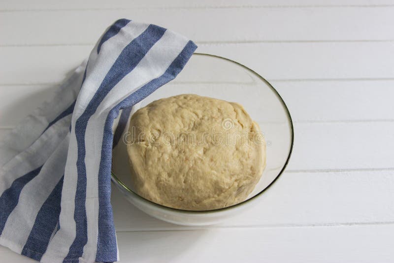 Process of Making Dough in the Kitchen Stock Photo Image of food, nutrition 163103606