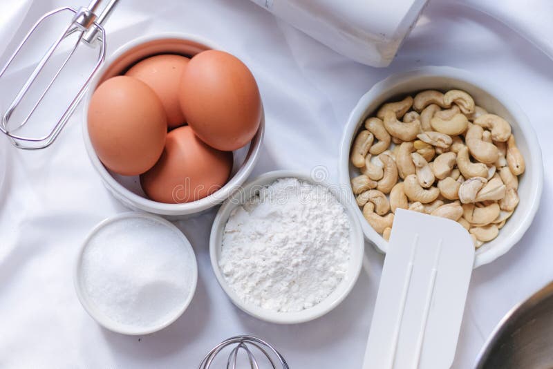 The Process of Making Homemade Sweet Dessert Bakery . Culinary