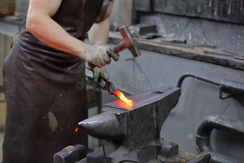 The Process of Manufacturing a Craft Product in a Stock Photo