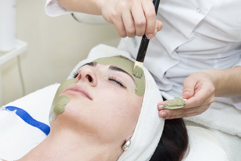 Process Of Massage And Facials Stock Image Image Of Beautiful Cosmetic 75867945