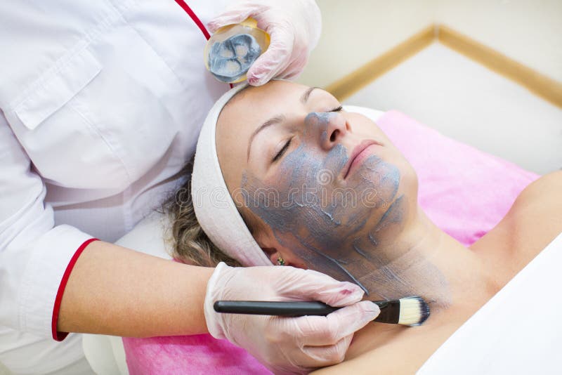 Process Of Massage And Facials Stock Image Image Of Healing Face