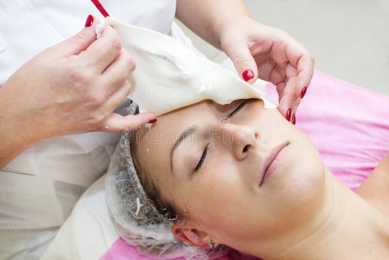 Process Of Massage And Facials Stock Image Image Of Beautician