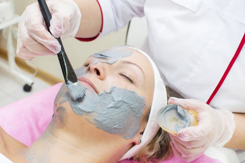 Process Of Massage And Facials Stock Image Image Of Energy Facial 81855433