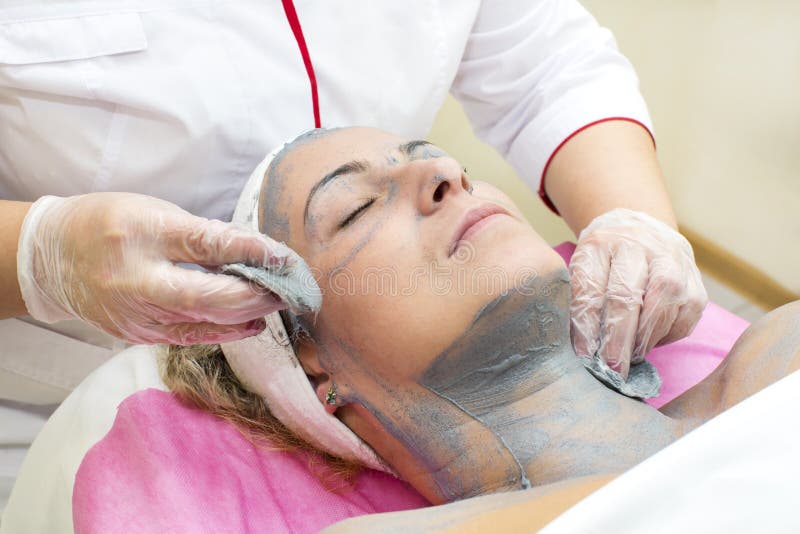 Process Of Massage And Facials Stock Image Image Of Mask Facial 82337605