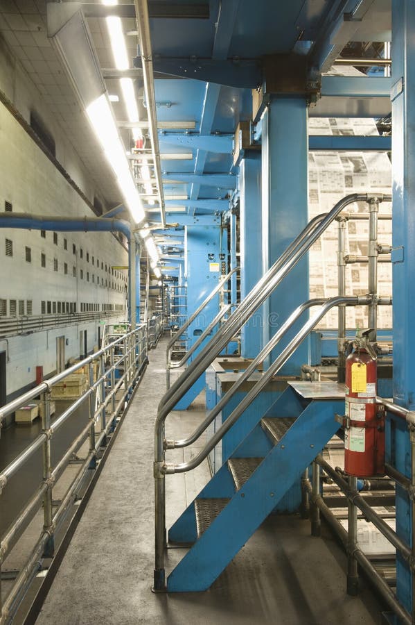 Process of Newspaper Production Stock Image Image of printing