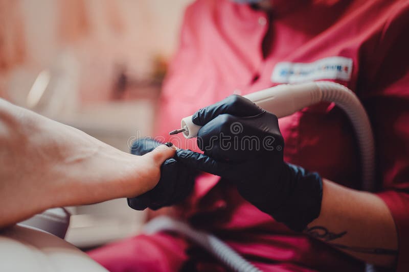 Process of Pedicure at Beauty Salon Spa Stock Image Image of health, person 94198247