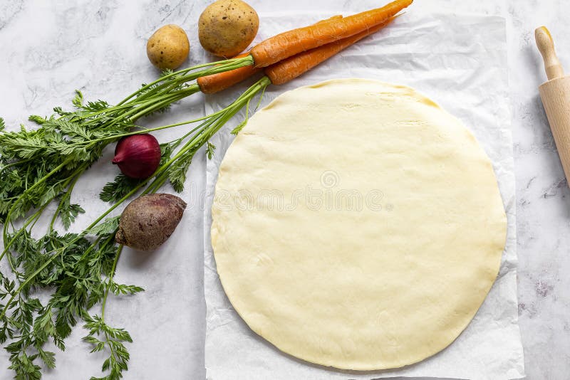 Step by Step Recipe of Savory Root Vegetable Galette. Step 1. Stock
