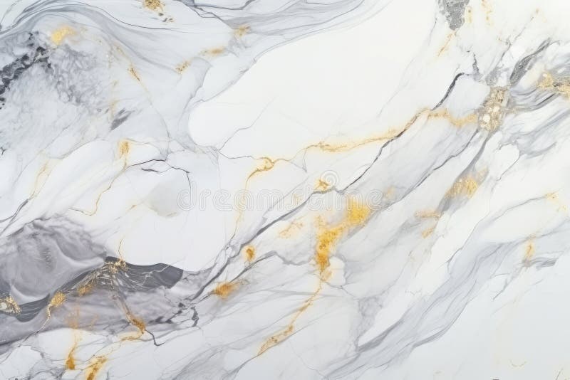 Processed collage of white and gold marble texture. Background for banner, backdrop or texture stock photo