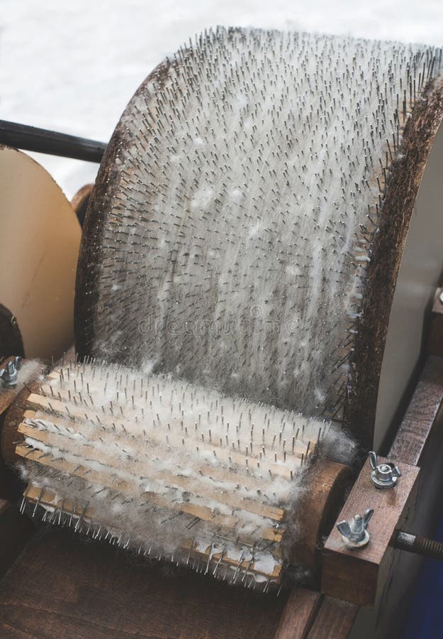Processing of wool stock photo. Image of industry, sheep 59651214