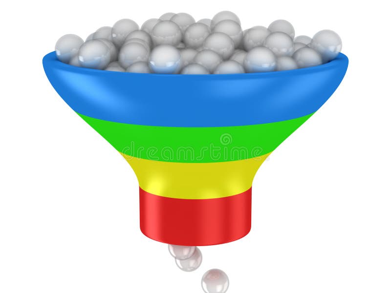 Processo das vendas ilustração stock Processo das vendas ilustração stock