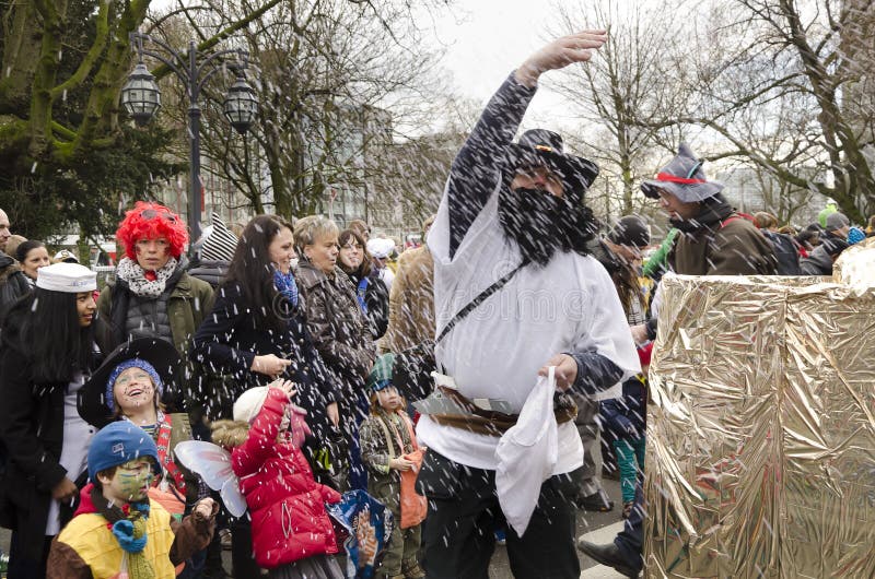 Procissão da Juventude de Dusseldorf imagens de stock