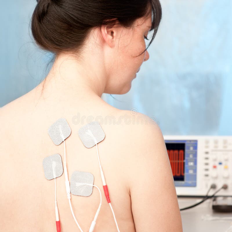 Electric massage procedure in physioterapy practice. Electric massage procedure in physioterapy practice