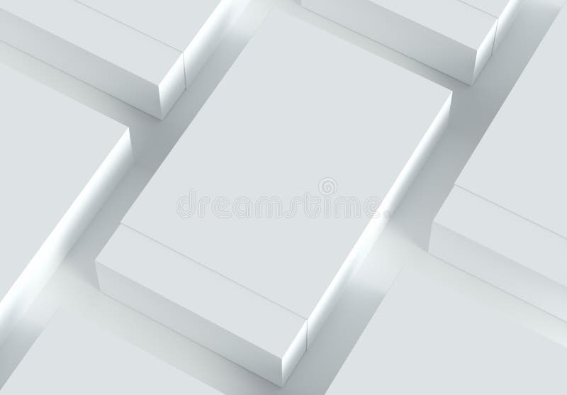 Download Cardboard Sliding Open Box Mockup Stock Illustration - Illustration of pull, advertisement ...